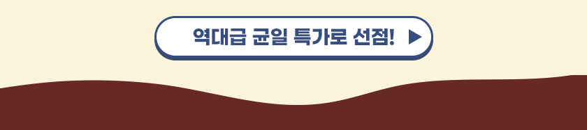 역대급 균일 특가로 선점