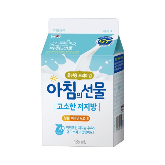 [가정배달] 아침의 선물 고소한 저지방(185mL)