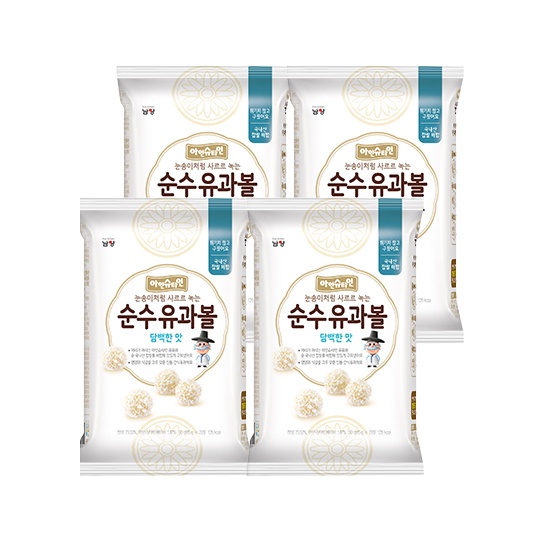 아인슈타인 순수유과볼 담백한맛 30g * 4입