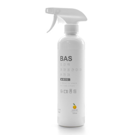 BAS 바스 초강력 에어프라이어 폼 세정제 500ml 주방 오븐 전자렌지 후드 인덕션 그릴 찌든때 클리너