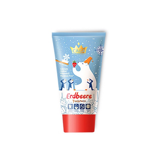 카가 유아 치약 무불소 50ml 딸기향 / 무향