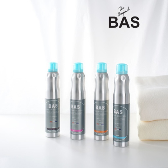 BAS 바스 BAS 섬유 탈취제 400ml 무알콜옷 고기 담배 땀냄새 스프레이 (향선택)