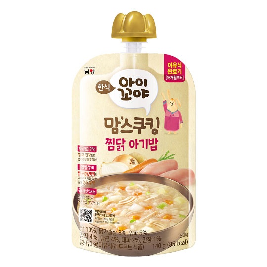 [전용관]맘스쿠킹 이유식 찜닭 아기밥 (15개월부터) 140g * 10입