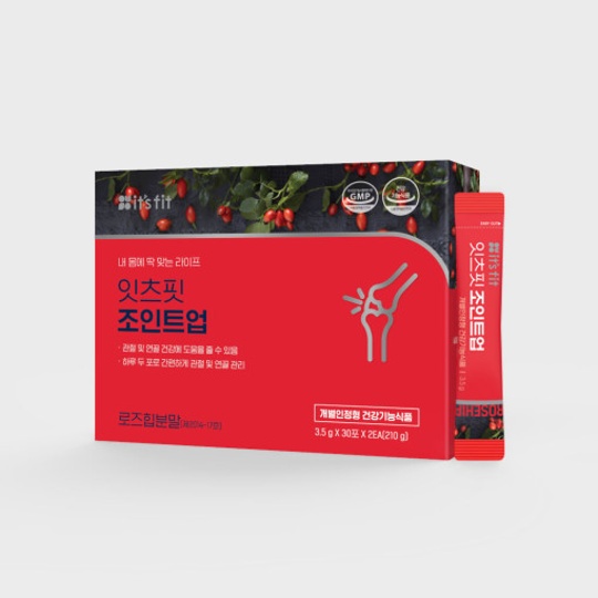 잇츠핏 조인트업 로즈힙문말 관절영양제 2.5g x 60포 (1개월분)