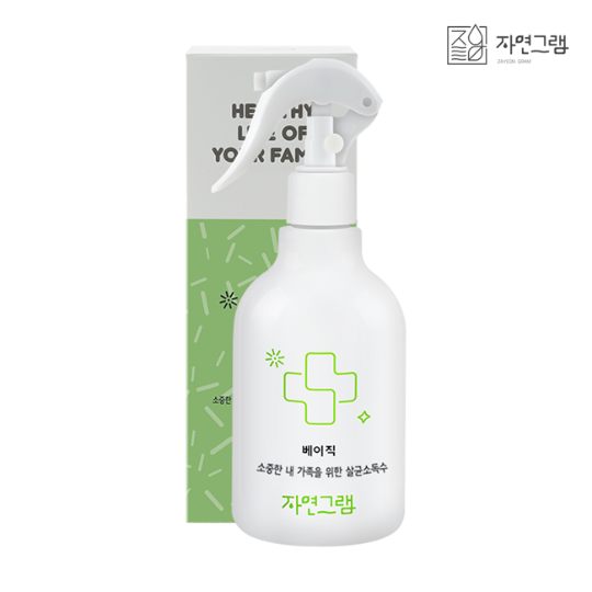 자연그램 베이직 강력한 살균 뿌리는 소독제 350ml