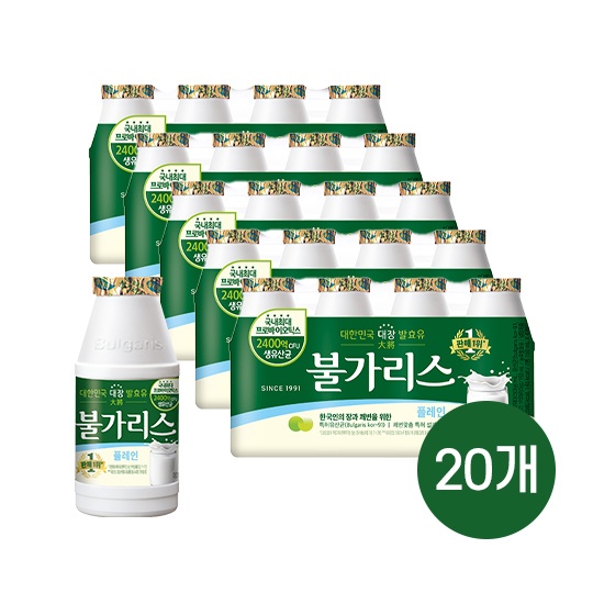 [냉장] 자연의 시작 불가리스 플레인 150mL * 20입