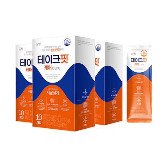 테이크핏 케어 프로틴 스틱 19g 60포(30일분)