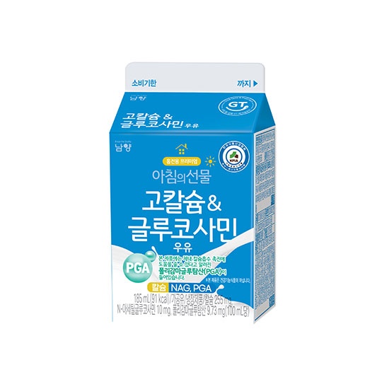 [가정배달] 아침의 선물 고칼슘&글루코사민(185ml)