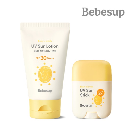 [베베숲] UV블록 유아 선로션 50ml+선스틱 16g